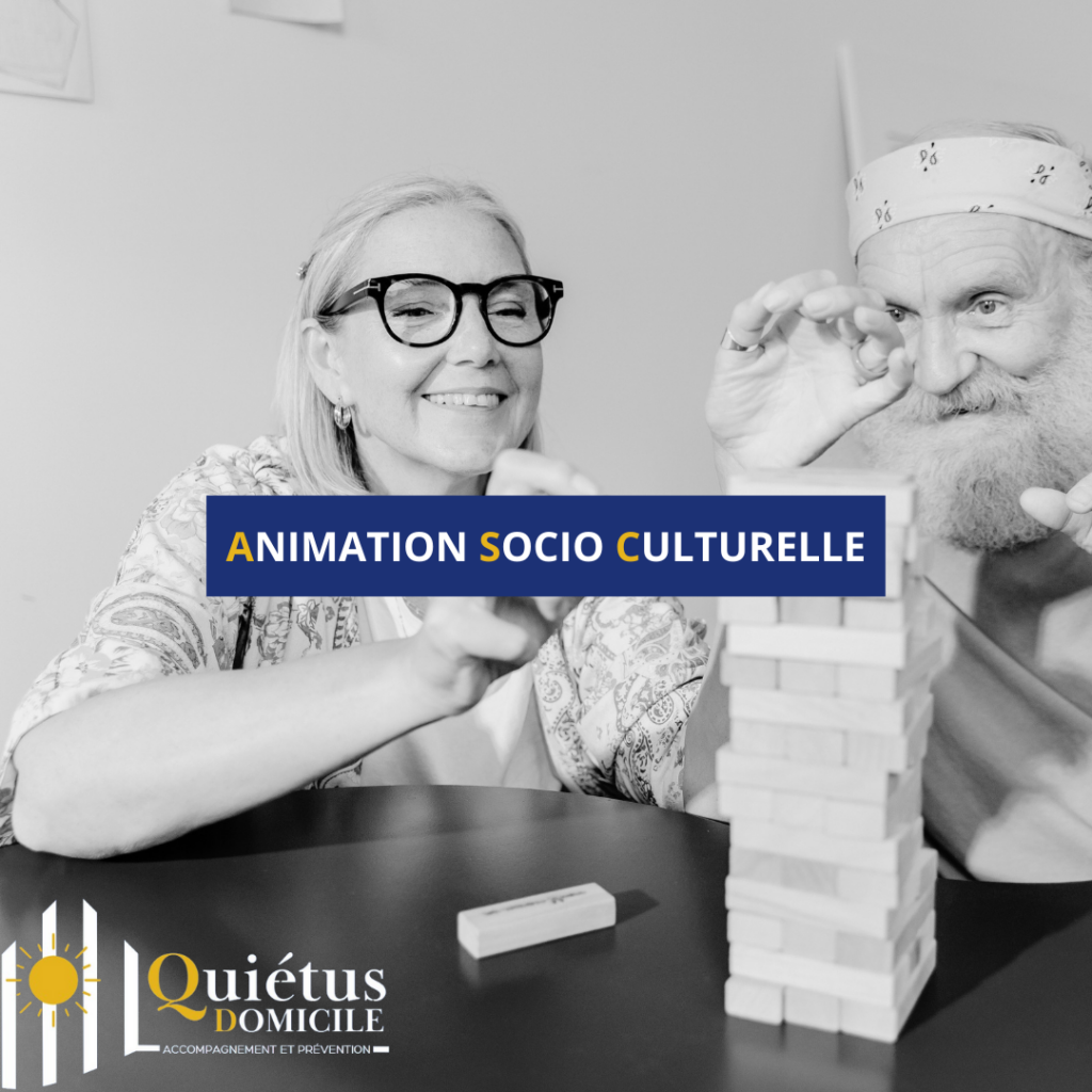 Quietus domicile : Animation et préservation de la vie social et culturelle