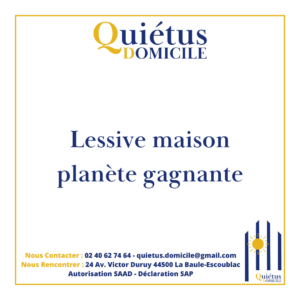 Lessive maison planète gagnante